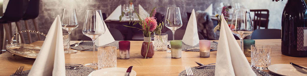 Impression Gedeckter Tisch