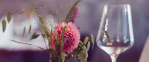 Blume Weinglas